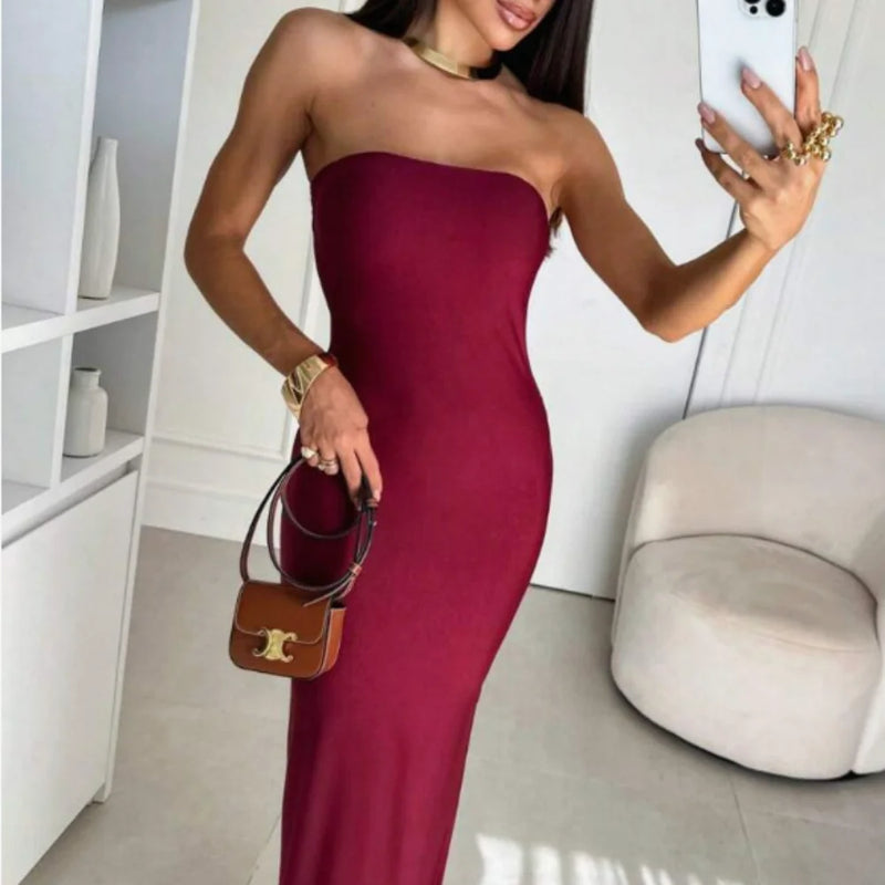 Vestido Midi de Verão Tricotado – Elegância e Sensualidade para Todas as Ocasiões! 🌞