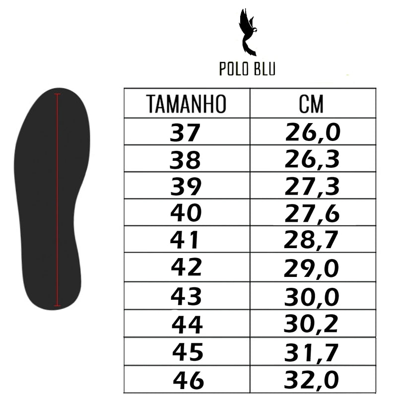 Polo Masculino Fashion Beach Slip on Blu Azul e Cinza 2 Tamanhos Emparelhados 37 a 46