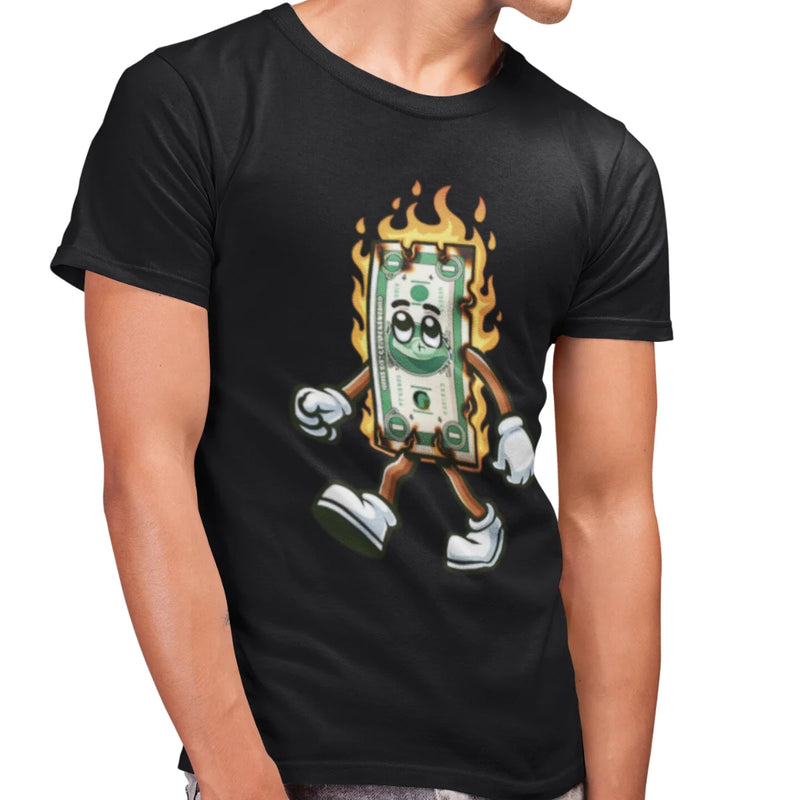 "Camiseta GuGi Burning Money: Destrua a Rotina com Estilo"