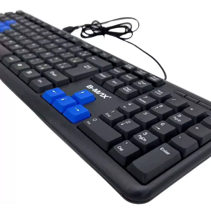 Teclado USB ABNT2 Com Fio: Ergonomia, Conforto e Desempenho Impecável