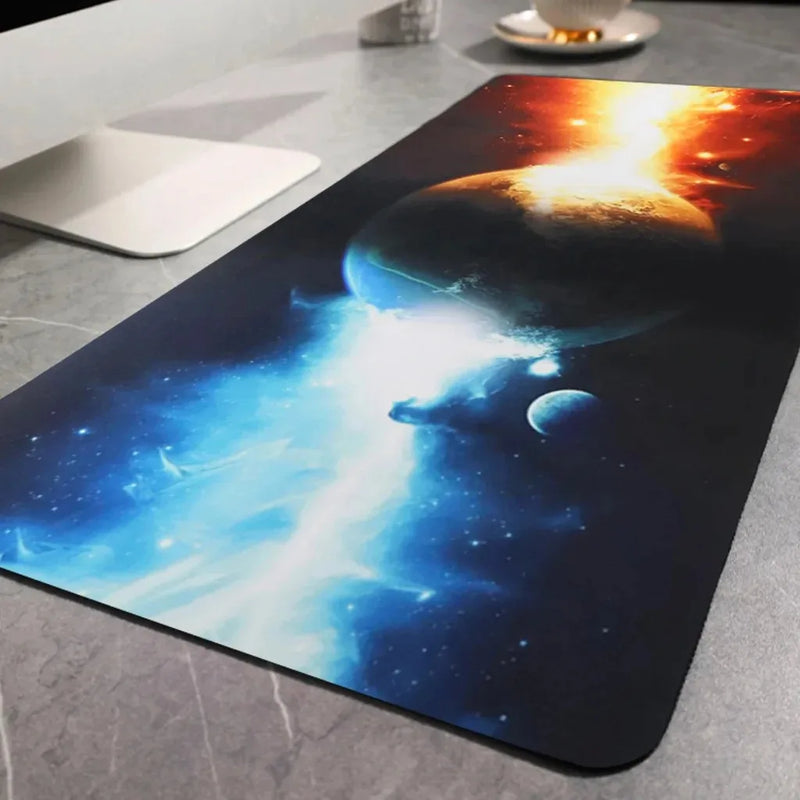 KP-S08 Mouse Pad Gigante Gamer Street Fighter-Borracha 300mm x 800mm x 3mm Design KNUP para Conforto e Precisão