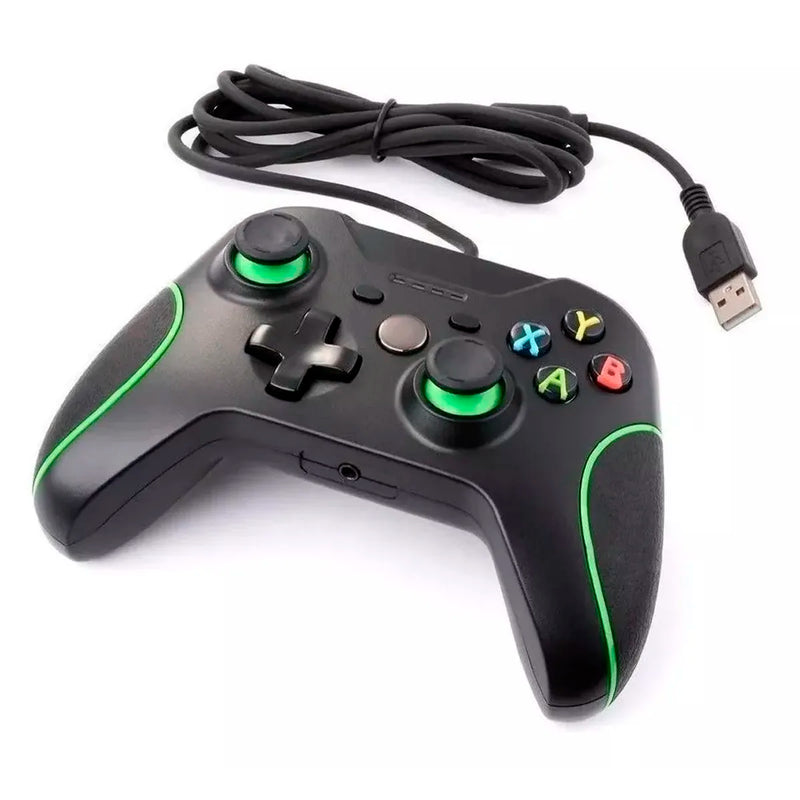 Controle Xbox One com Fio – Precisão e Conforto para Jogos no PC e Video Game! 🎮💻