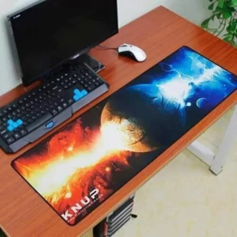 KP-S08 Mouse Pad Gigante Gamer Street Fighter-Borracha 300mm x 800mm x 3mm Design KNUP para Conforto e Precisão