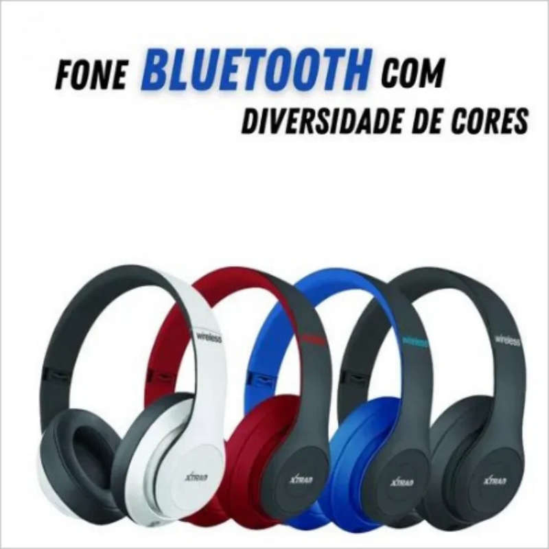 Fone de Ouvido Sem Fio Headphone Bluetooth – Conforto, Qualidade de Som e Liberdade para Você! 🎧📱