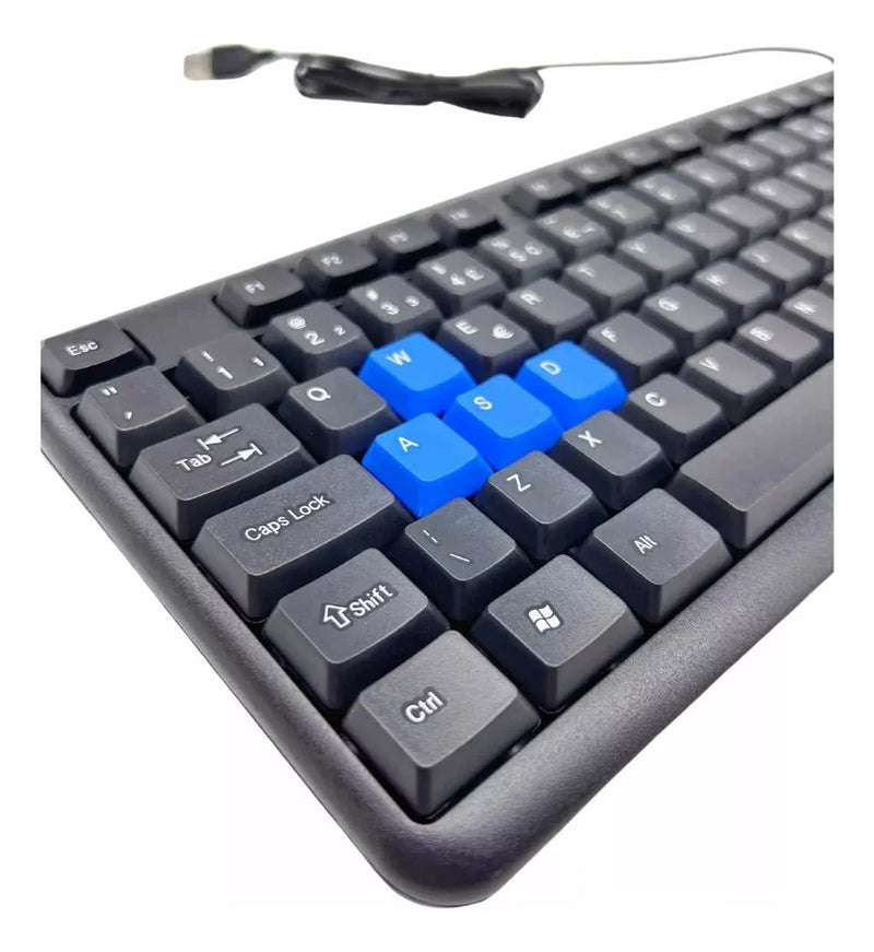 Teclado USB ABNT2 Com Fio: Ergonomia, Conforto e Desempenho Impecável