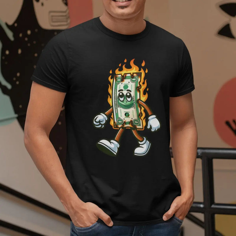 "Camiseta GuGi Burning Money: Destrua a Rotina com Estilo"