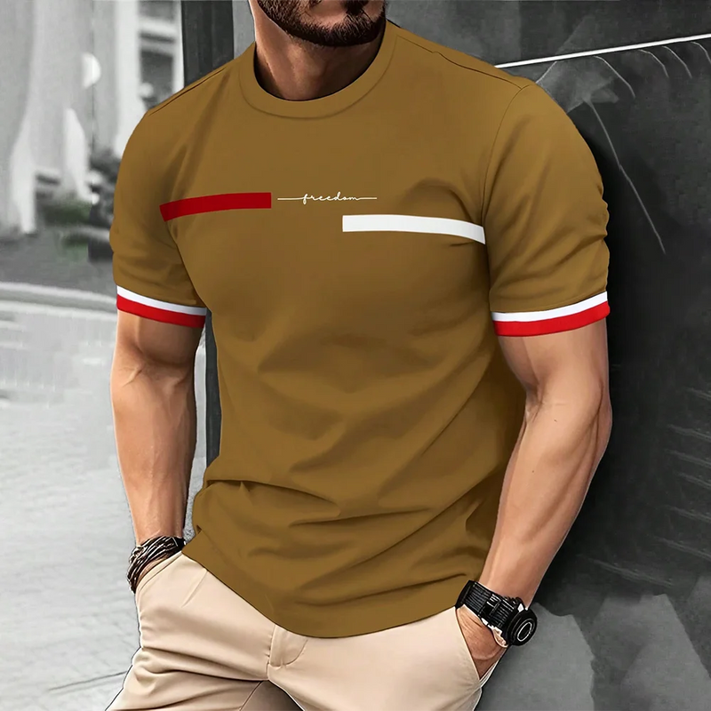 Camiseta Masculina Streetwear 2024 – Estilo Casual e Oversized