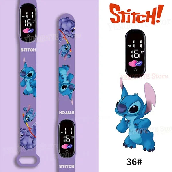 Relógio Digital Disney Stitch para Crianças – Diversão, Estilo e Tecnologia no Pulso - EDIÇÃO ESPECIAL