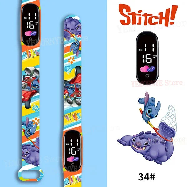 Relógio Digital Disney Stitch para Crianças – Diversão, Estilo e Tecnologia no Pulso - EDIÇÃO ESPECIAL