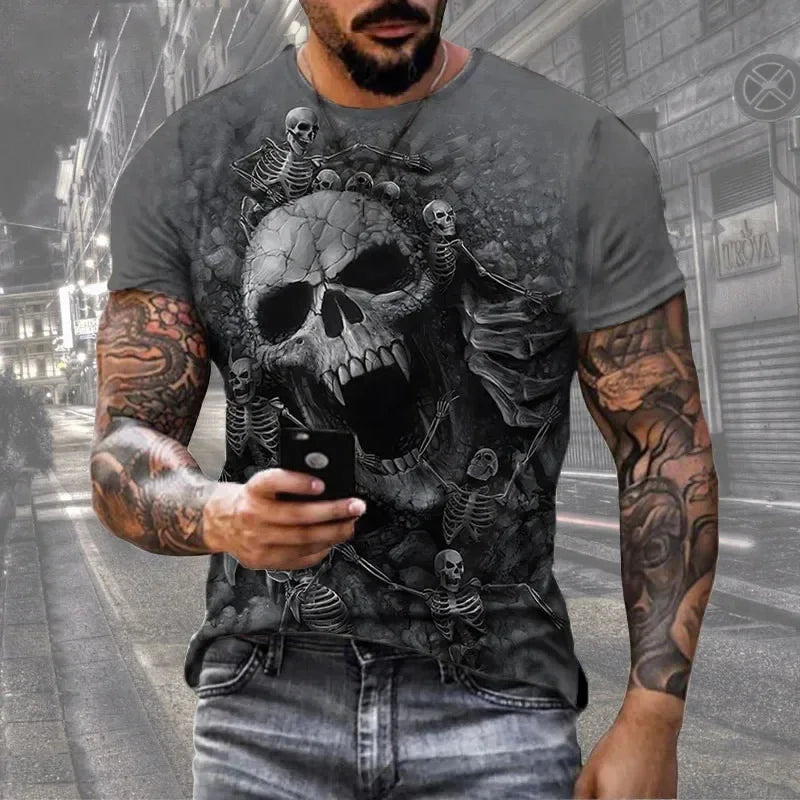 Camiseta Masculina Tankcorps – Estilo Casual, Confortável e Modernosized T-shirt