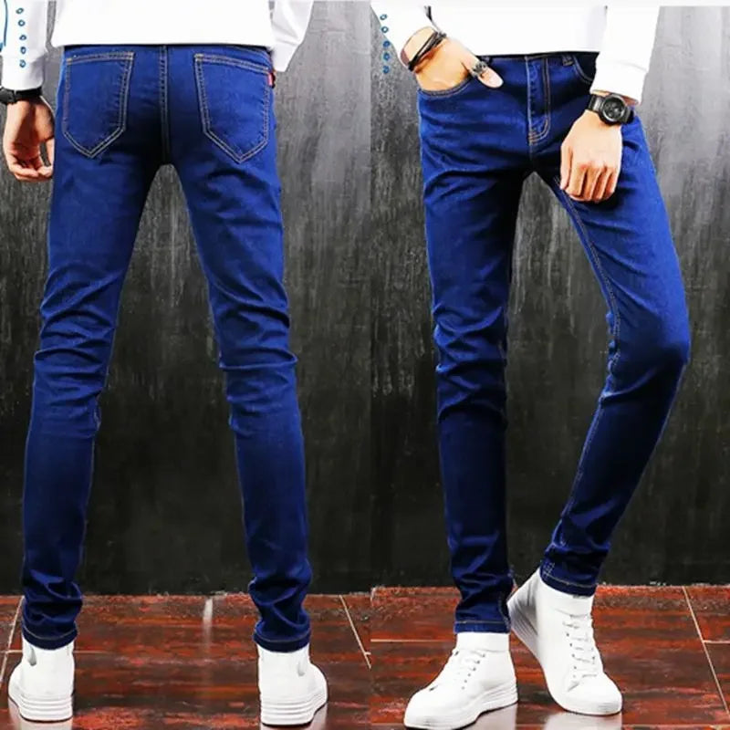 Calça Slim Masculina Verão – Estilo Coreano e Conforto Casual