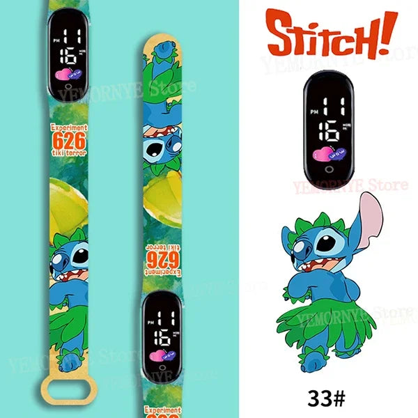 Relógio Digital Disney Stitch para Crianças – Diversão, Estilo e Tecnologia no Pulso - EDIÇÃO ESPECIAL