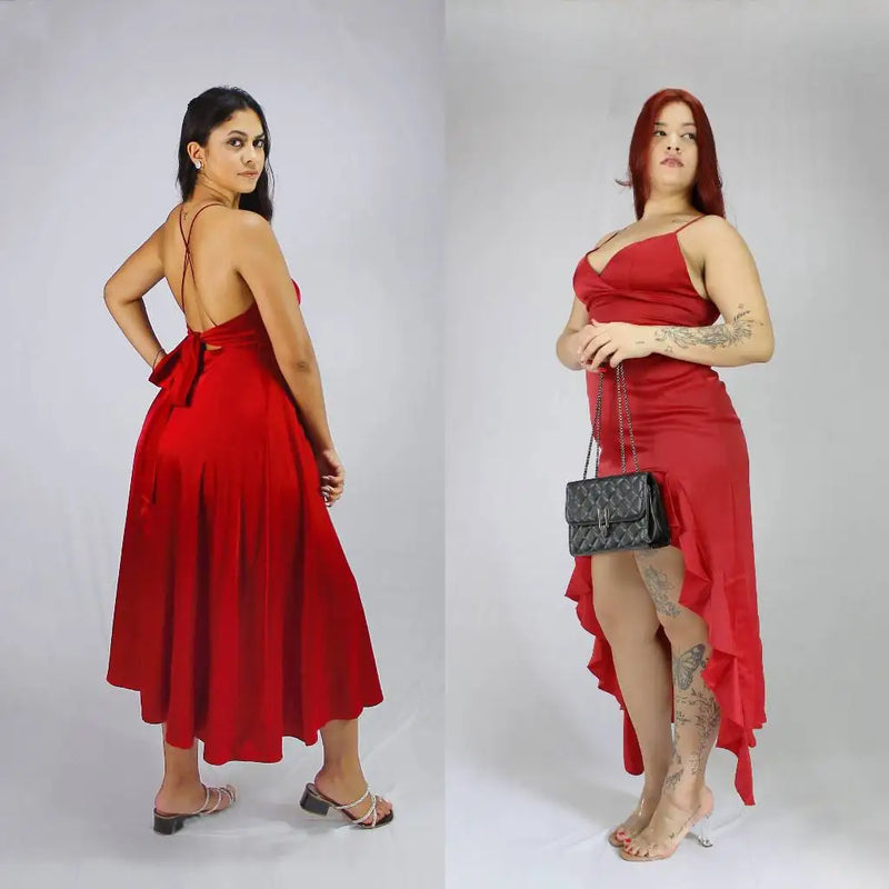 🌟 Vestido Longo Versátil - Luxo e Elegância para Todas as Ocasiões 🌟