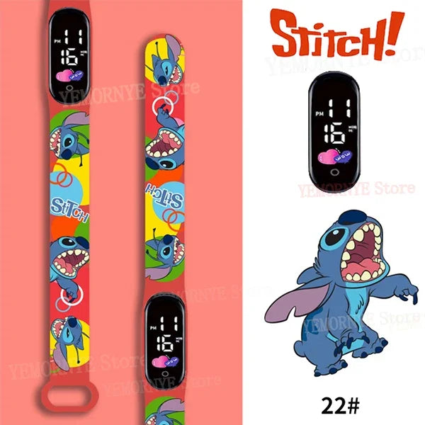 Relógio Digital Disney Stitch para Crianças – Diversão, Estilo e Tecnologia no Pulso - EDIÇÃO ESPECIAL