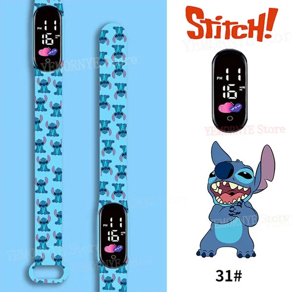 Relógio Digital Disney Stitch para Crianças – Diversão, Estilo e Tecnologia no Pulso - EDIÇÃO ESPECIAL