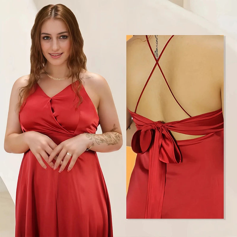 🌟 Vestido Longo Versátil - Luxo e Elegância para Todas as Ocasiões 🌟