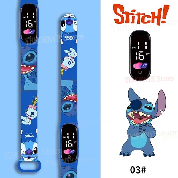 Relógio Digital Disney Stitch para Crianças – Diversão, Estilo e Tecnologia no Pulso - EDIÇÃO ESPECIAL