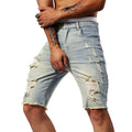 Bermuda Masculina Jeans Casual – Estilo Vintage e Personalidade para o Verão