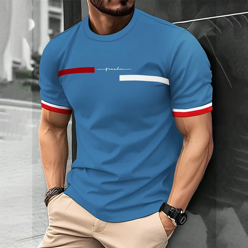 Camiseta Masculina Streetwear 2024 – Estilo Casual e Oversized