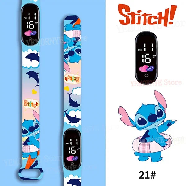 Relógio Digital Disney Stitch para Crianças – Diversão, Estilo e Tecnologia no Pulso - EDIÇÃO ESPECIAL