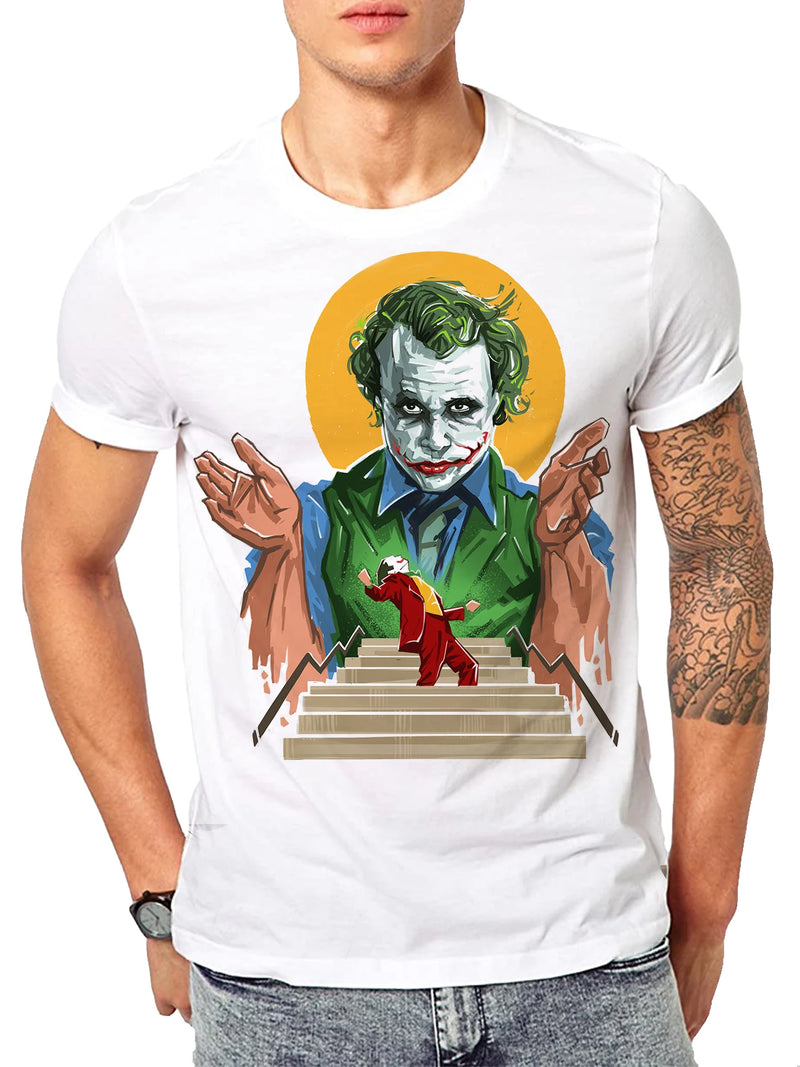 Camiseta Masculina 3D Joker Gotham: Estilo Casual e Conforto para o Verão