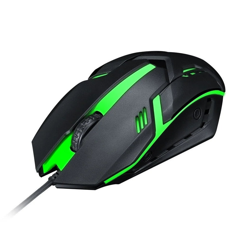 ALFA Mouse Gamer USB 3200DPI LED RGB com Fio – Precisão e Estilo para Seu Jogo! 🎮✨