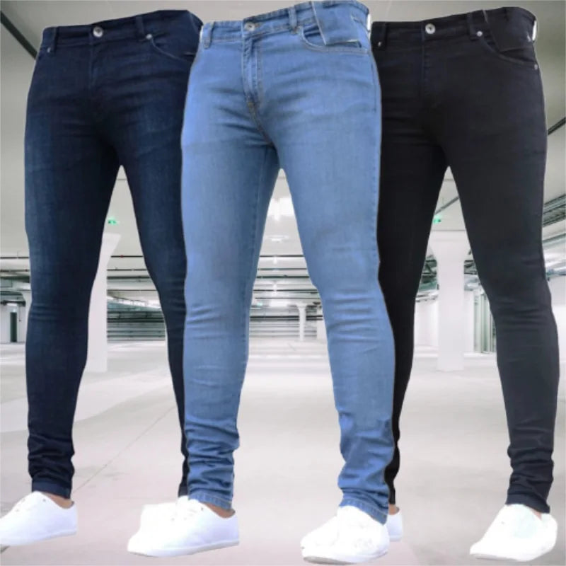 Calça Jeans Masculina Slim Fit Stretch – Estilo e Conforto Casual