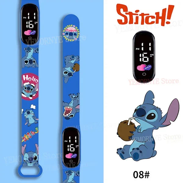 Relógio Digital Disney Stitch para Crianças – Diversão, Estilo e Tecnologia no Pulso - EDIÇÃO ESPECIAL