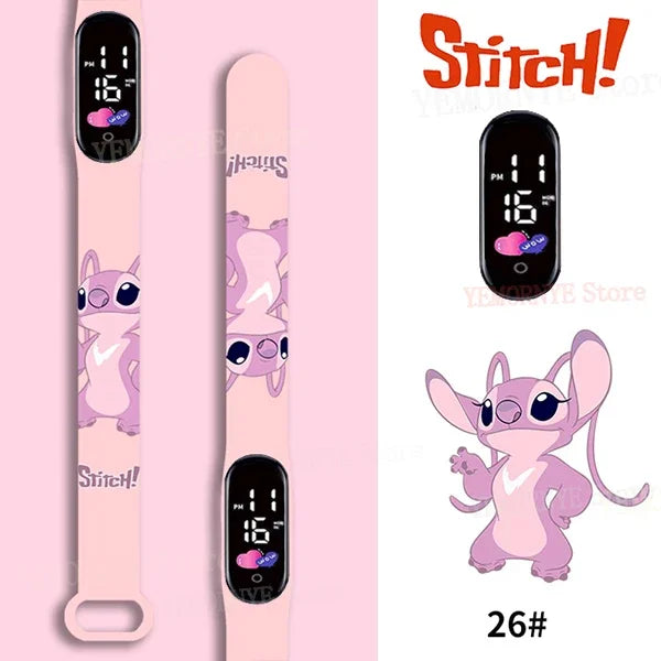 Relógio Digital Disney Stitch para Crianças – Diversão, Estilo e Tecnologia no Pulso - EDIÇÃO ESPECIAL