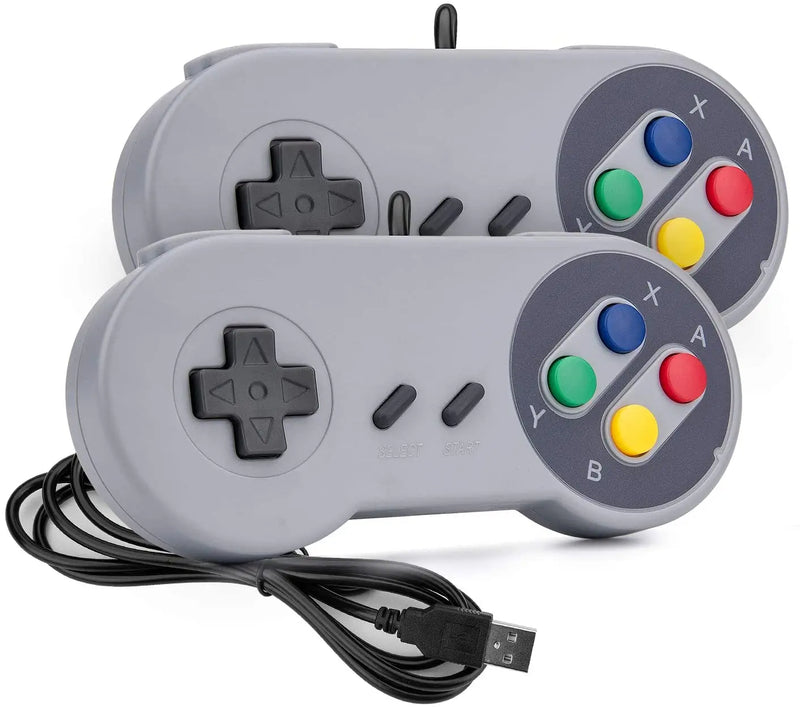 Controle USB Super Nintendo (SNES) para PC – Jogue os Clássicos de Forma Simples e Divertida!🕹️